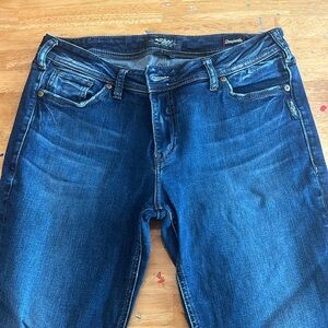Silver jeans, Suki mid super skinny size W 34/L 31 stretchy denim